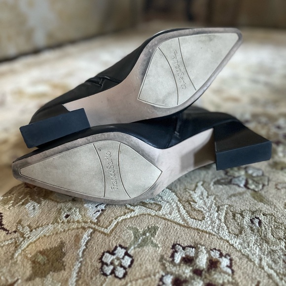 Franco Sarto Women’s Sandria Bootie Ankle Black Leather Size 9.5 - Picture 16 of 17